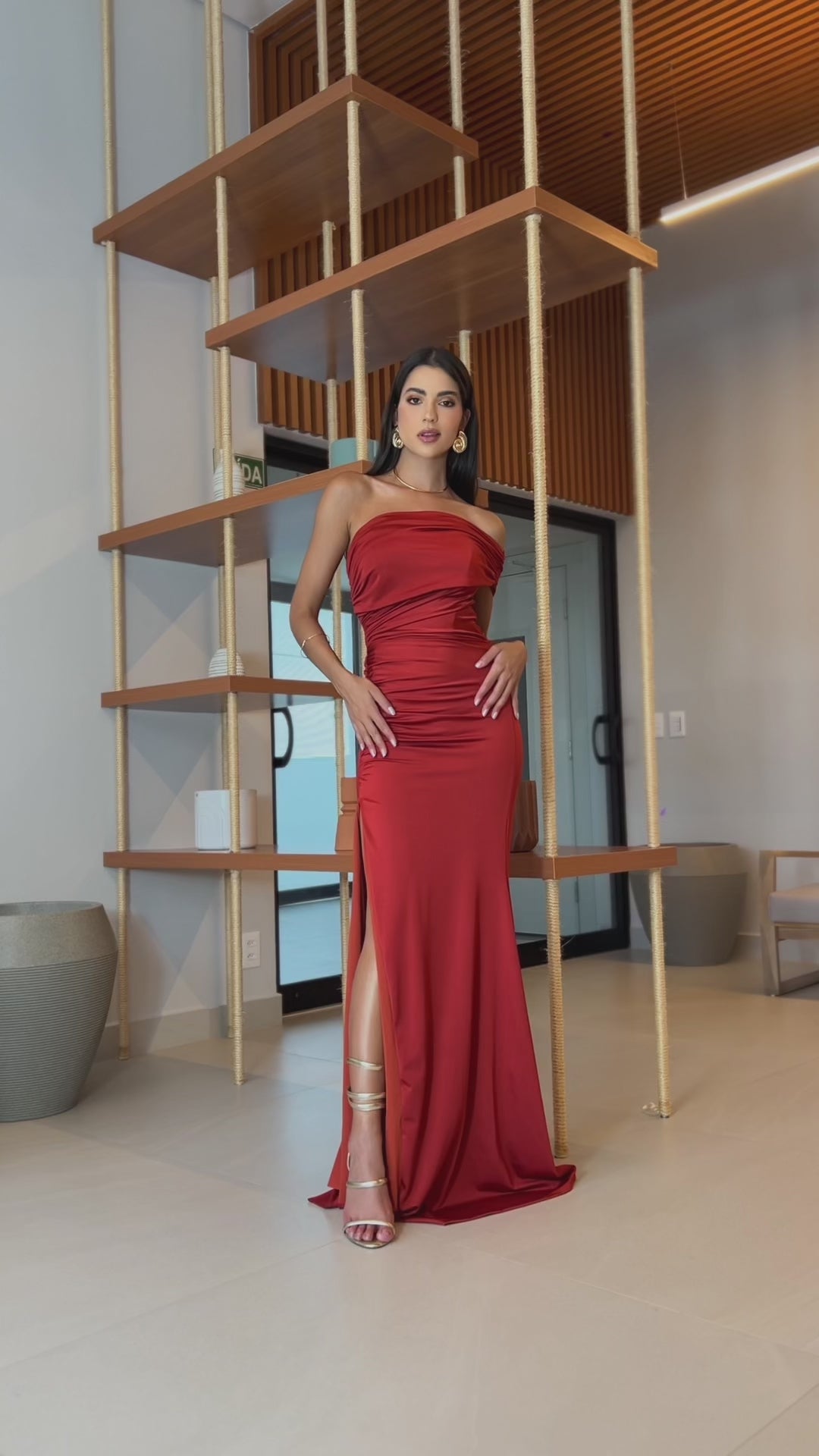 VESTIDO DE FESTA MODELO ROSALIA