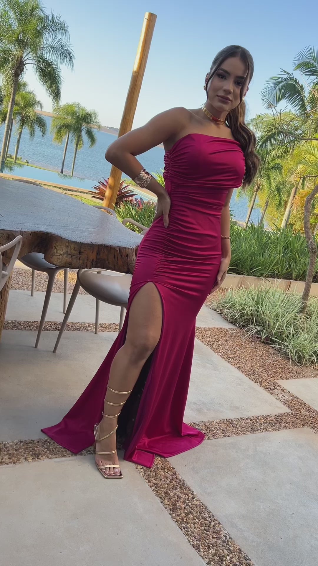 VESTIDO DE FESTA MODELO ROSALIA