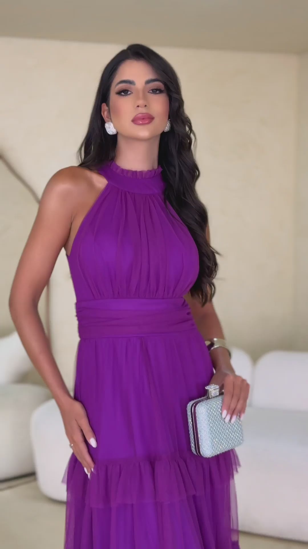 VESTIDO DE FESTA MODELO ESTER