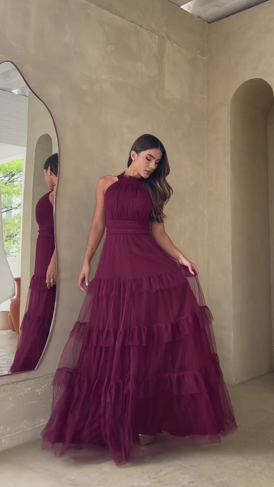 VESTIDO DE FESTA MODELO ESTER