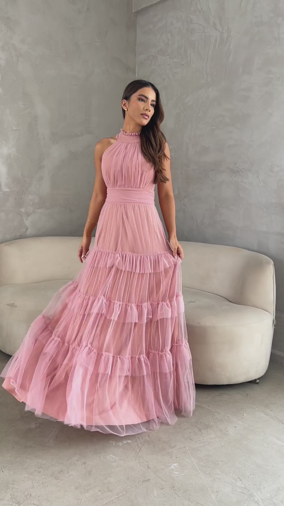 VESTIDO DE FESTA MODELO ESTER