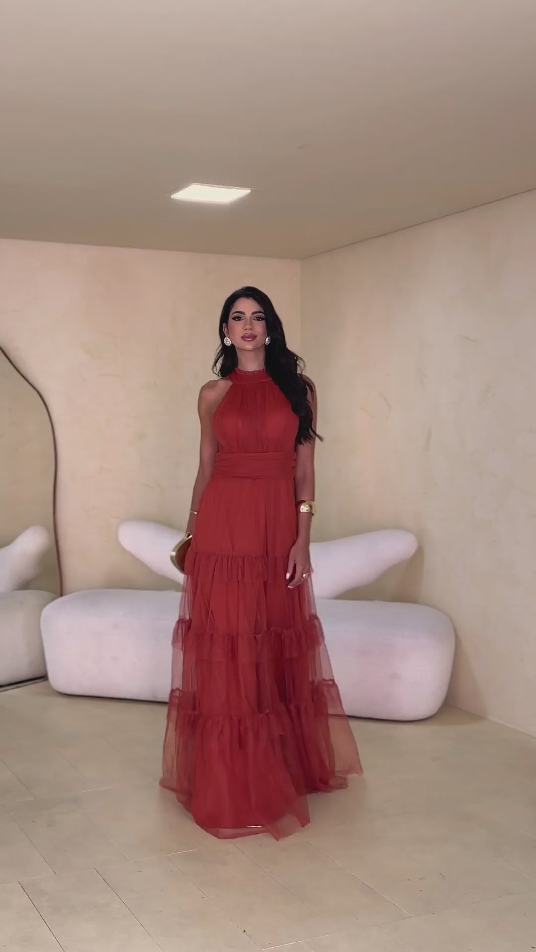 VESTIDO DE FESTA MODELO ESTER