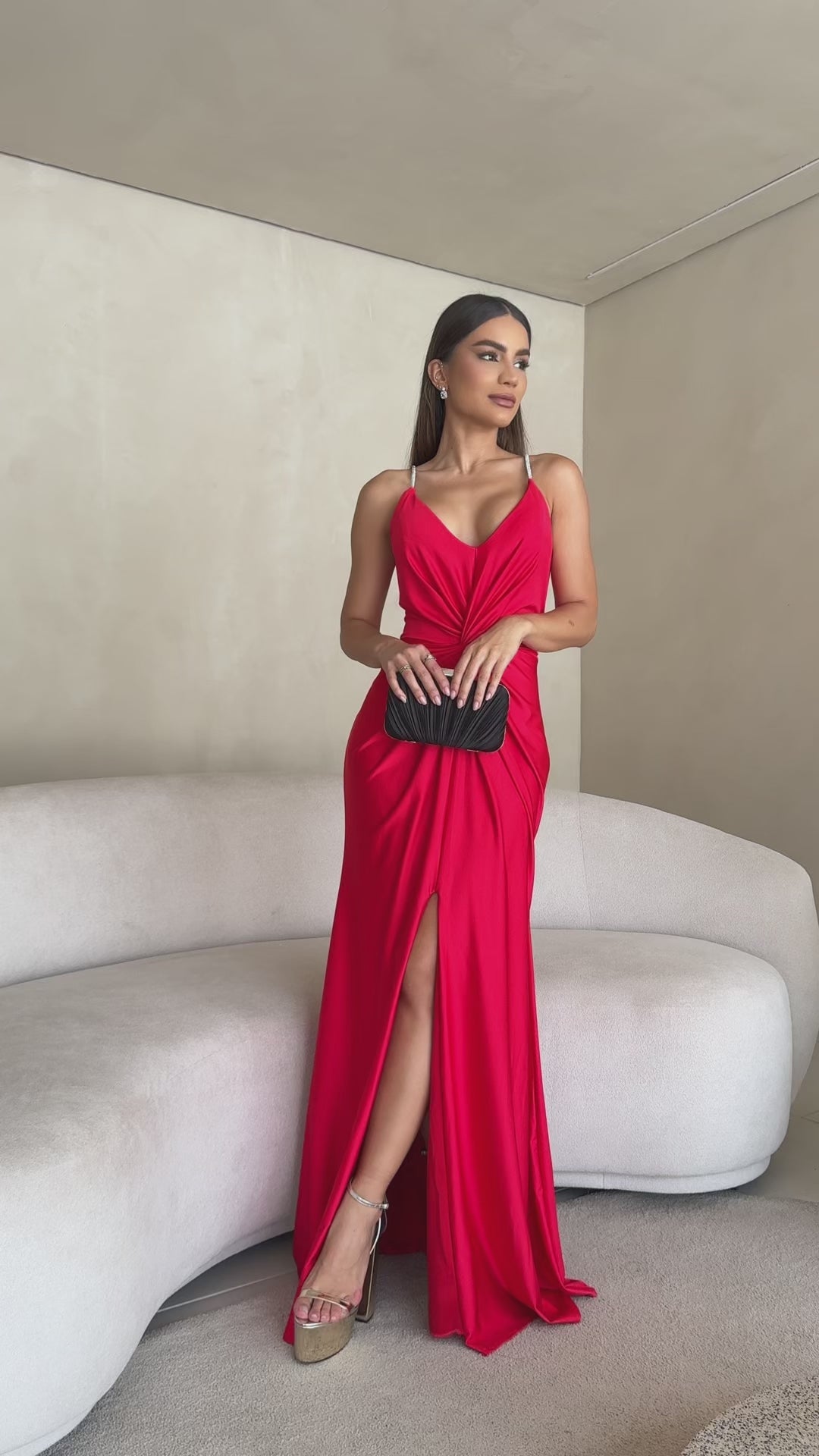 VESTIDO DE FESTA MODELO MONALISA