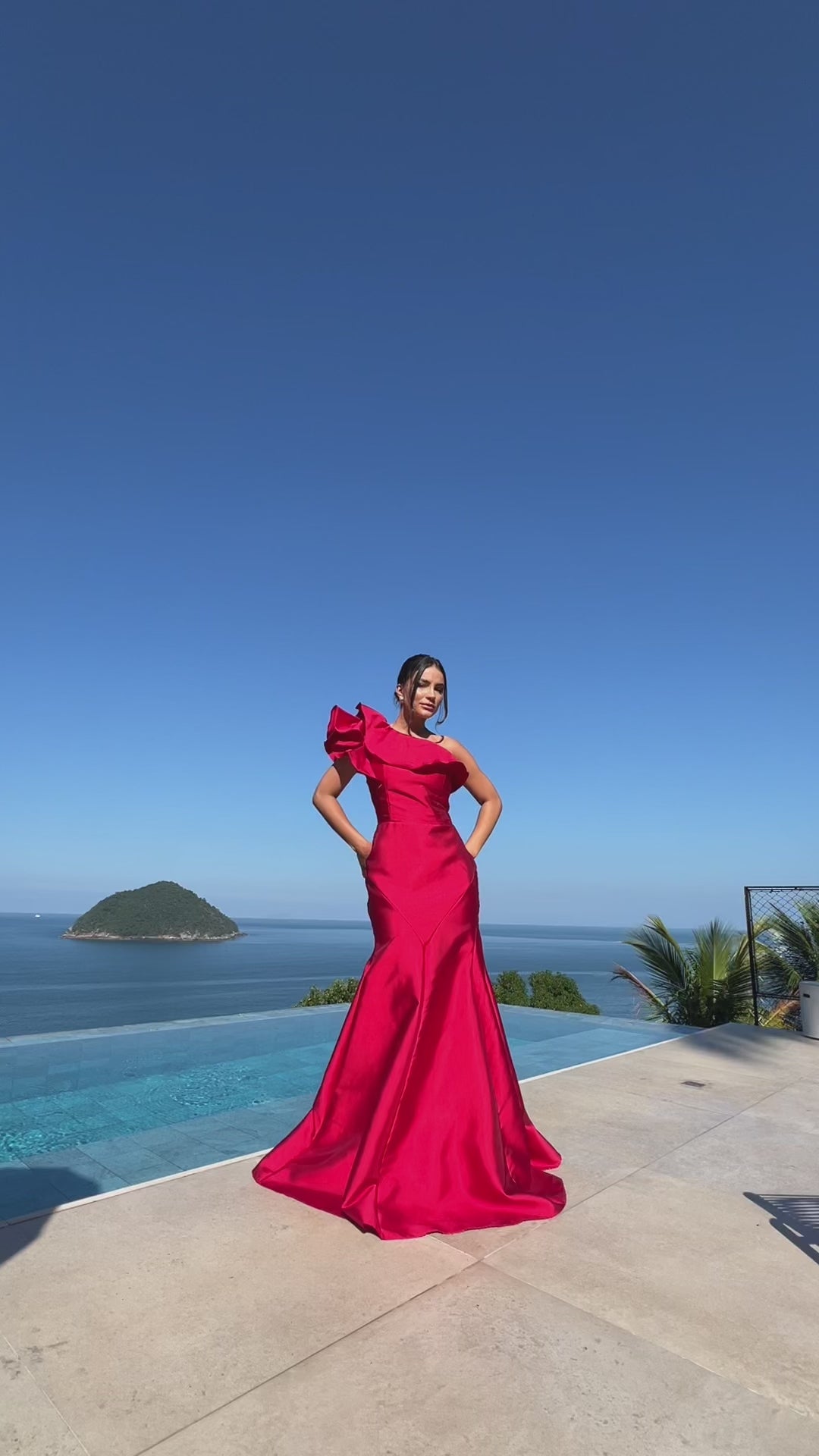 VESTIDO DE FESTA MODELO OHANA